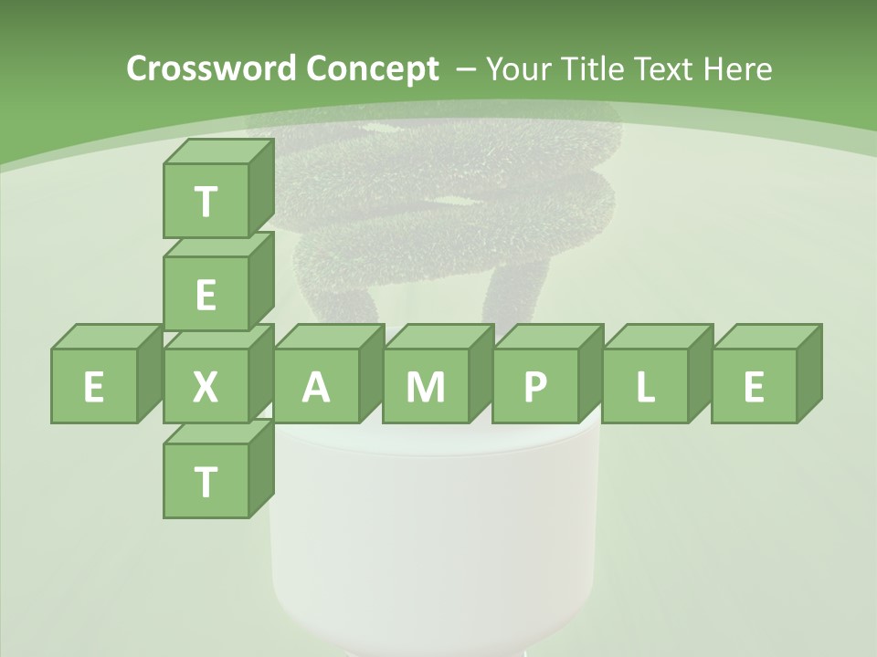 Photosynthesis Fluorescent Idea PowerPoint Template