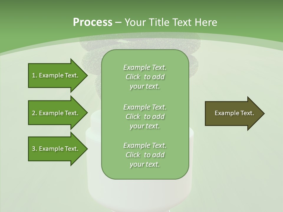 Photosynthesis Fluorescent Idea PowerPoint Template