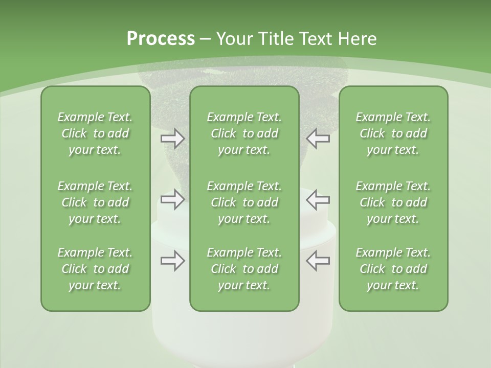 Photosynthesis Fluorescent Idea PowerPoint Template