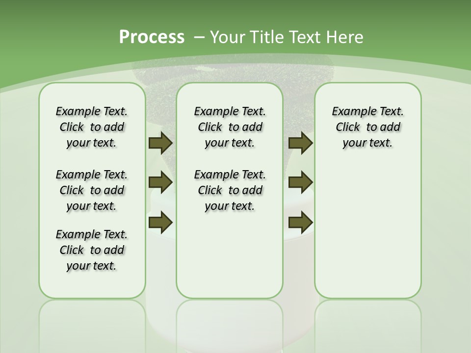 Photosynthesis Fluorescent Idea PowerPoint Template