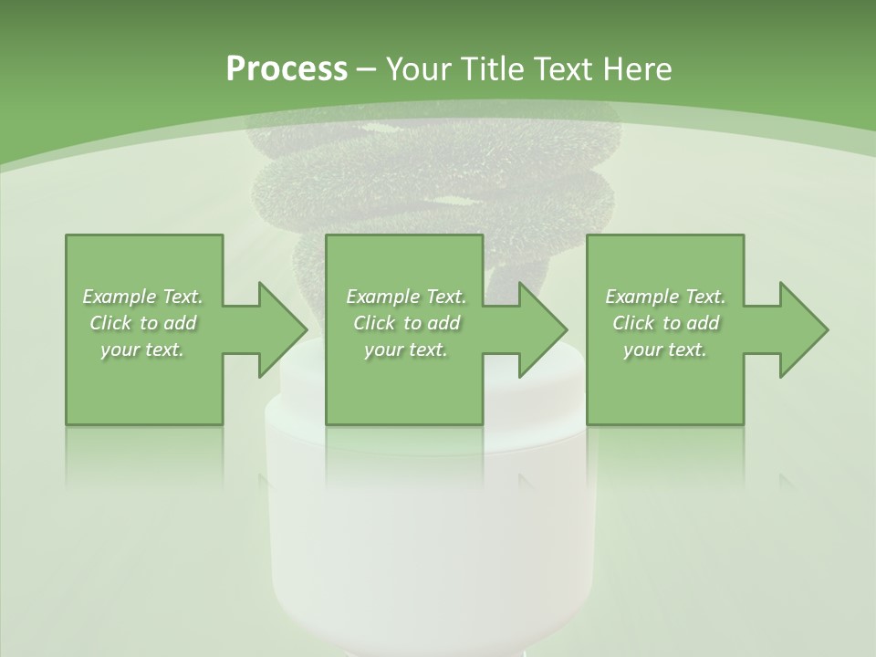 Photosynthesis Fluorescent Idea PowerPoint Template
