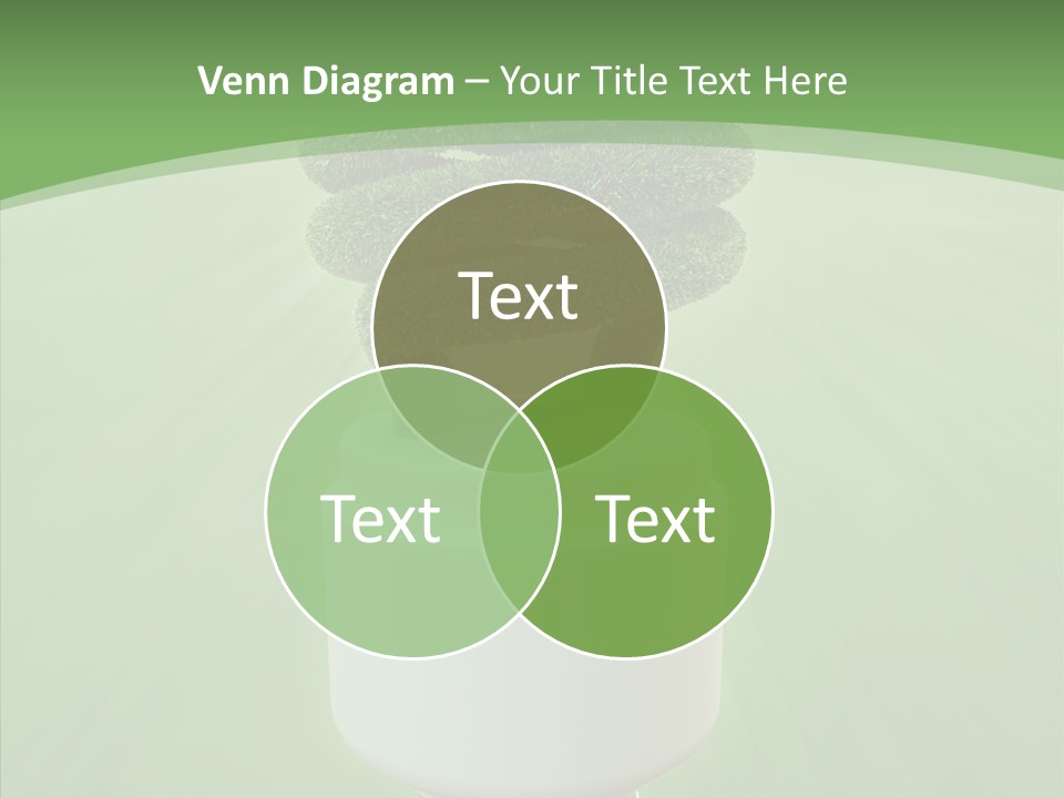 Photosynthesis Fluorescent Idea PowerPoint Template