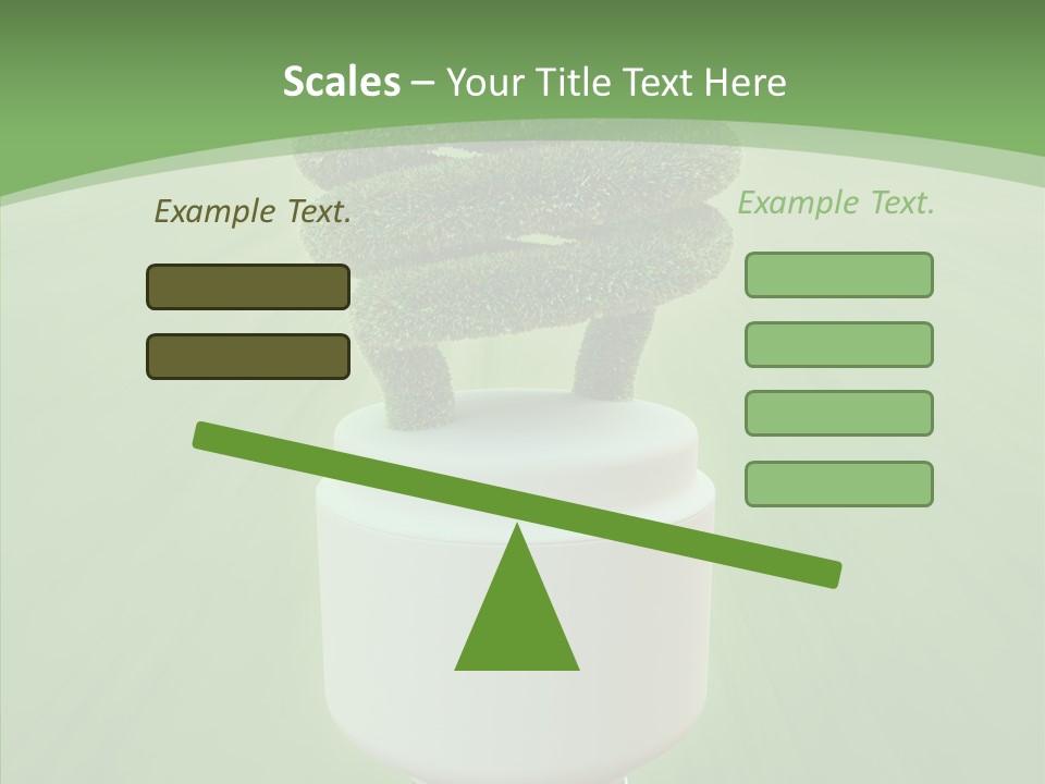 Photosynthesis Fluorescent Idea PowerPoint Template