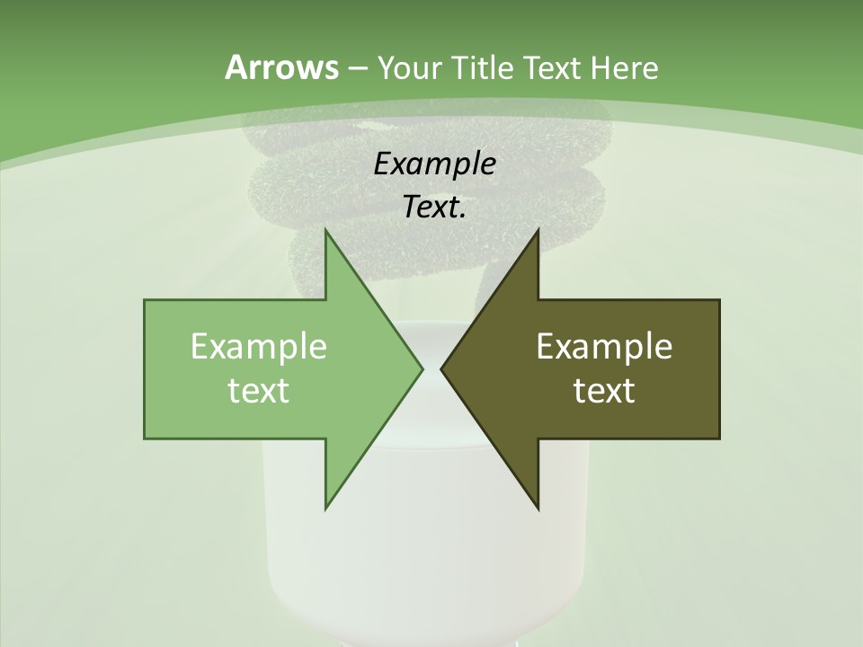 Photosynthesis Fluorescent Idea PowerPoint Template