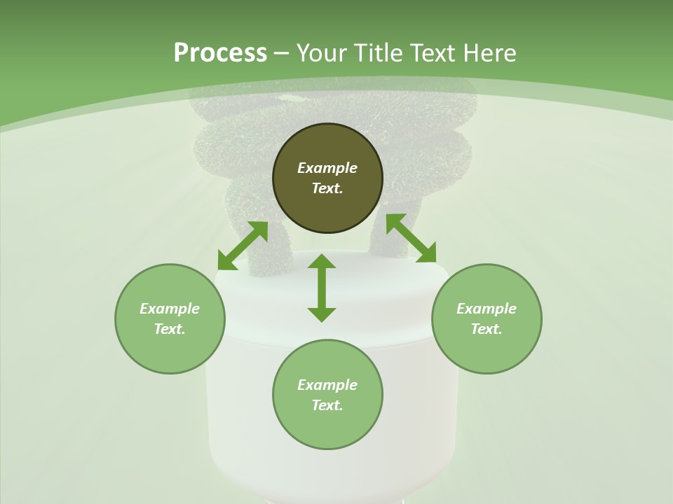 Photosynthesis Fluorescent Idea PowerPoint Template
