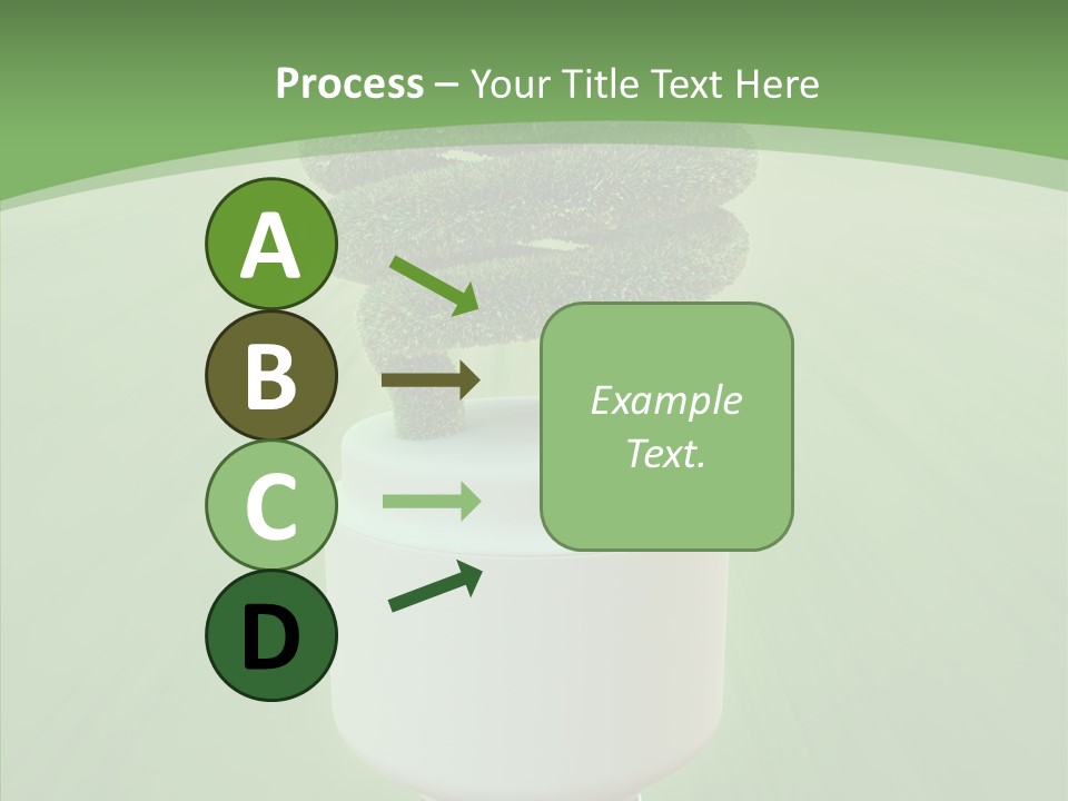 Photosynthesis Fluorescent Idea PowerPoint Template