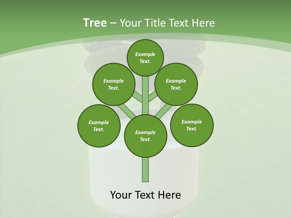 Photosynthesis Fluorescent Idea PowerPoint Template