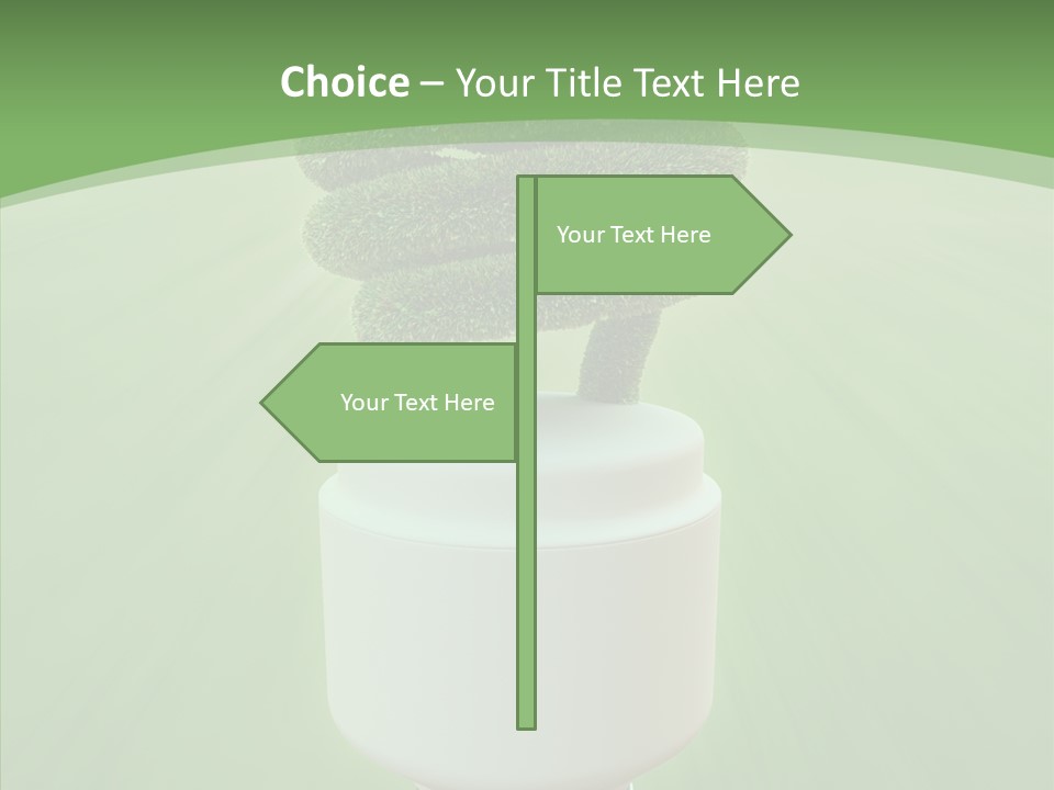 Photosynthesis Fluorescent Idea PowerPoint Template
