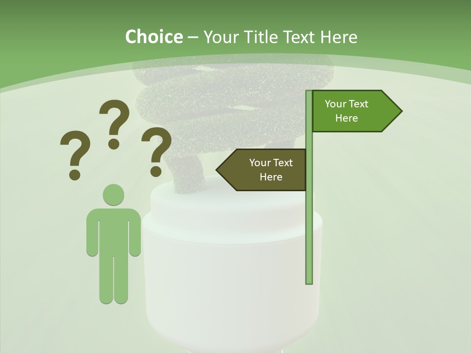 Photosynthesis Fluorescent Idea PowerPoint Template