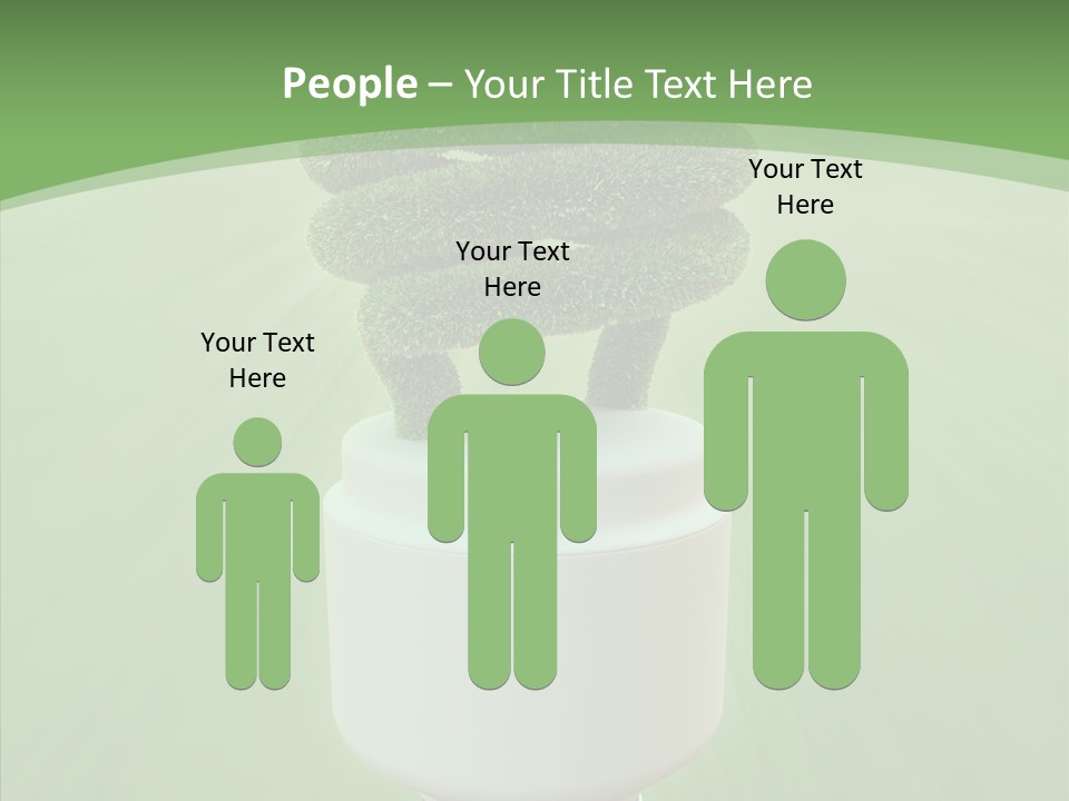 Photosynthesis Fluorescent Idea PowerPoint Template