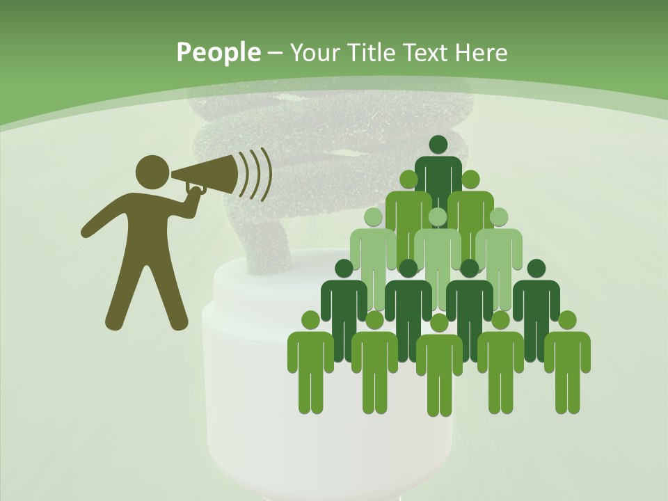 Photosynthesis Fluorescent Idea PowerPoint Template