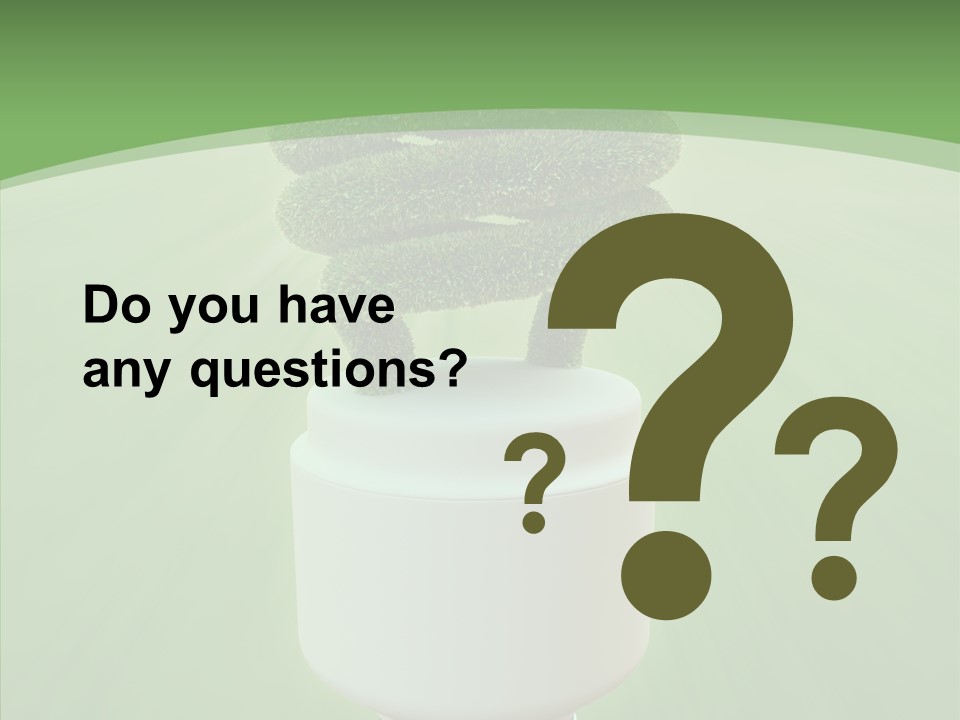 Photosynthesis Fluorescent Idea PowerPoint Template