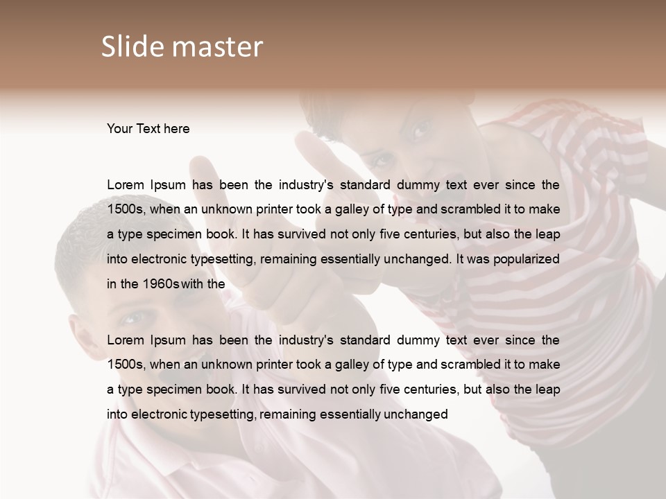 Adult Man Youth PowerPoint Template