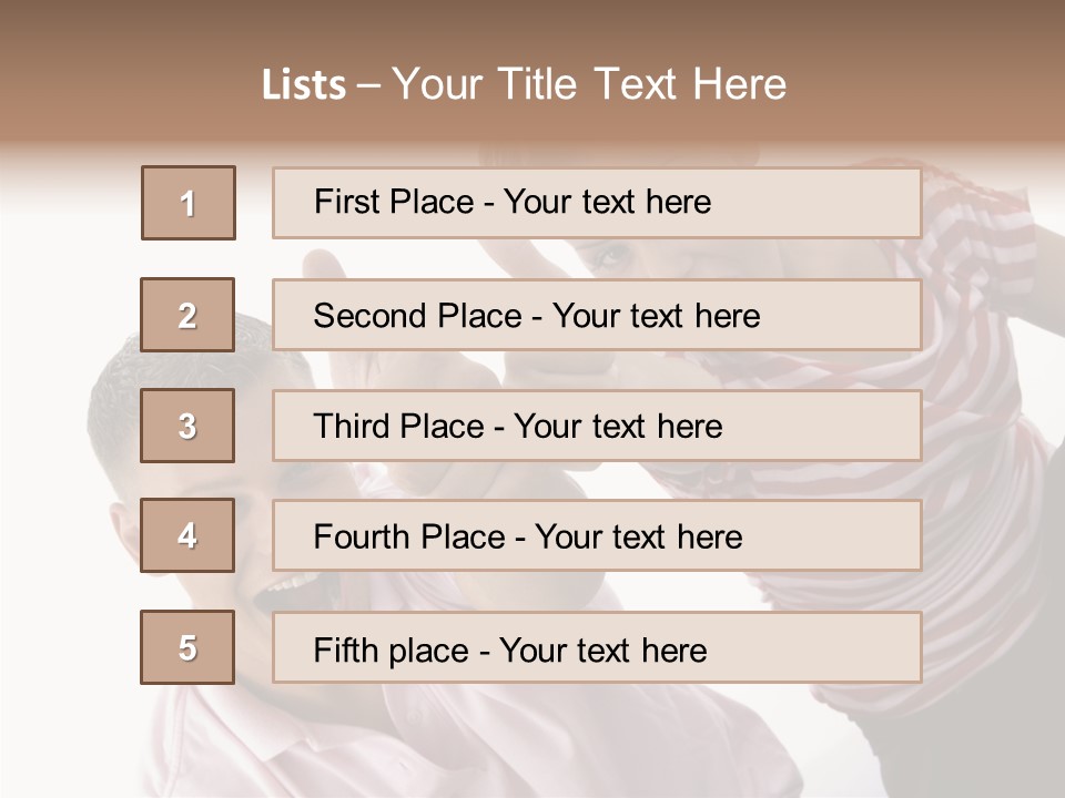 Adult Man Youth PowerPoint Template