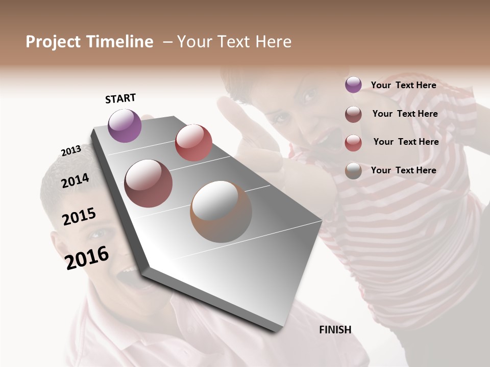 Adult Man Youth PowerPoint Template