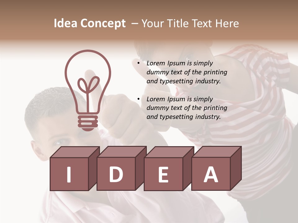 Adult Man Youth PowerPoint Template