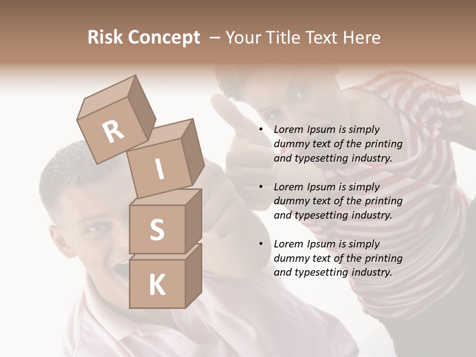 Adult Man Youth PowerPoint Template