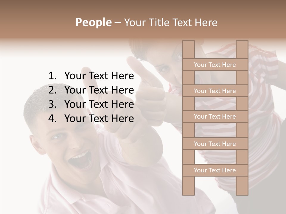 Adult Man Youth PowerPoint Template