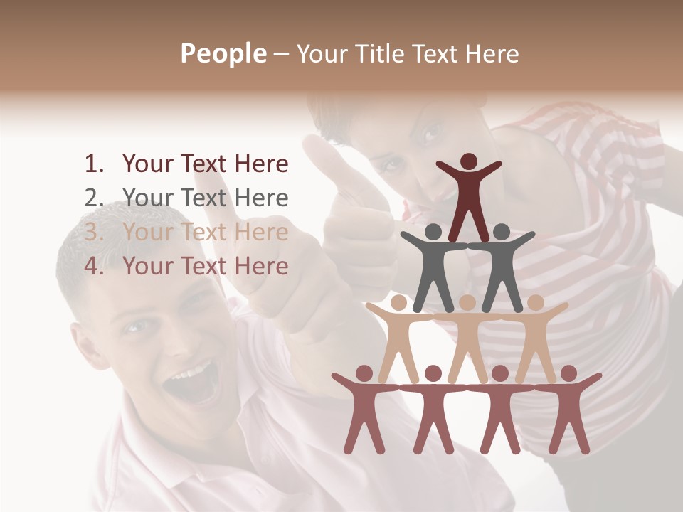 Adult Man Youth PowerPoint Template