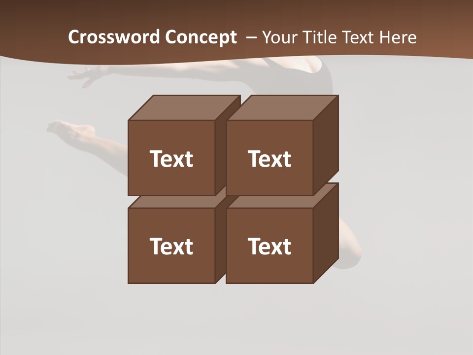 Stunt Teenager Gymnastic PowerPoint Template