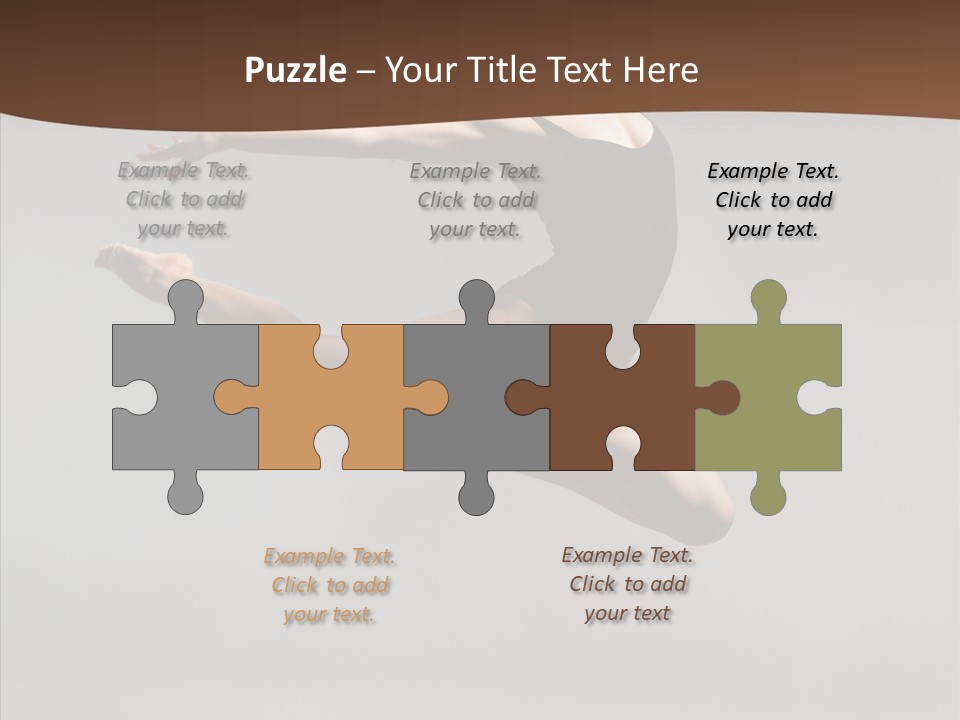 Stunt Teenager Gymnastic PowerPoint Template