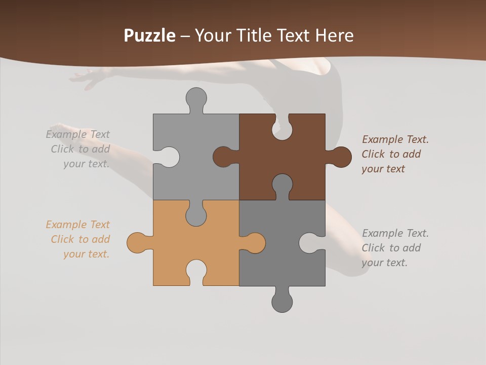 Stunt Teenager Gymnastic PowerPoint Template