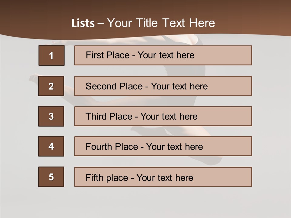 Stunt Teenager Gymnastic PowerPoint Template