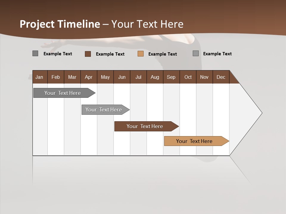 Stunt Teenager Gymnastic PowerPoint Template