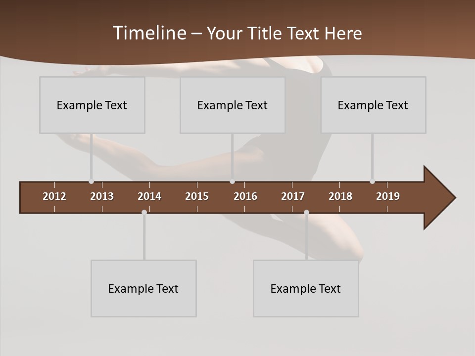 Stunt Teenager Gymnastic PowerPoint Template