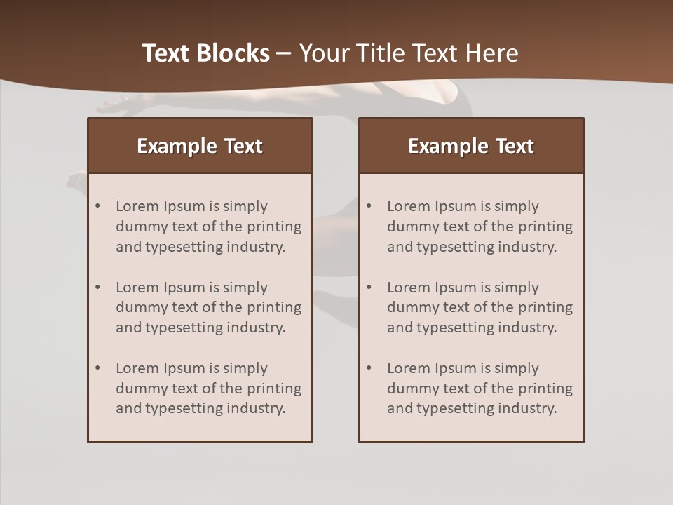 Stunt Teenager Gymnastic PowerPoint Template