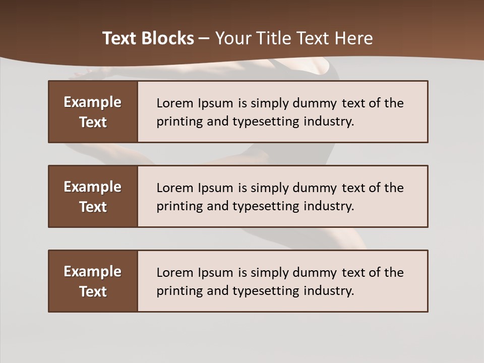 Stunt Teenager Gymnastic PowerPoint Template