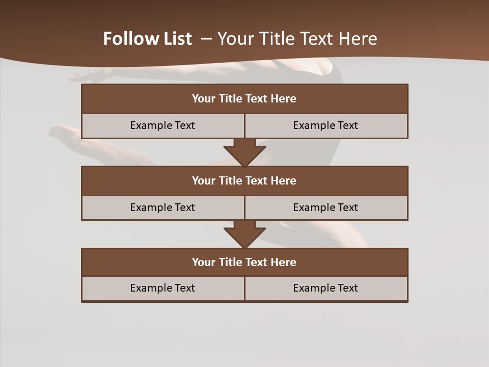 Stunt Teenager Gymnastic PowerPoint Template