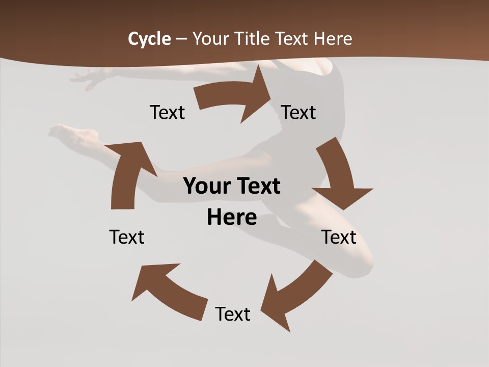 Stunt Teenager Gymnastic PowerPoint Template