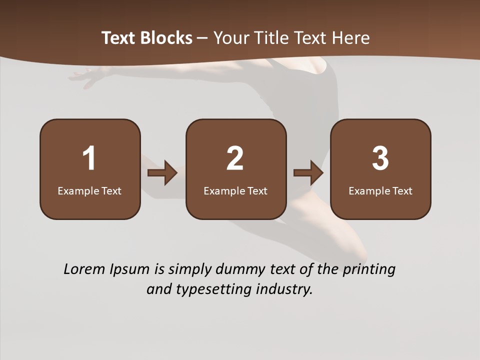 Stunt Teenager Gymnastic PowerPoint Template