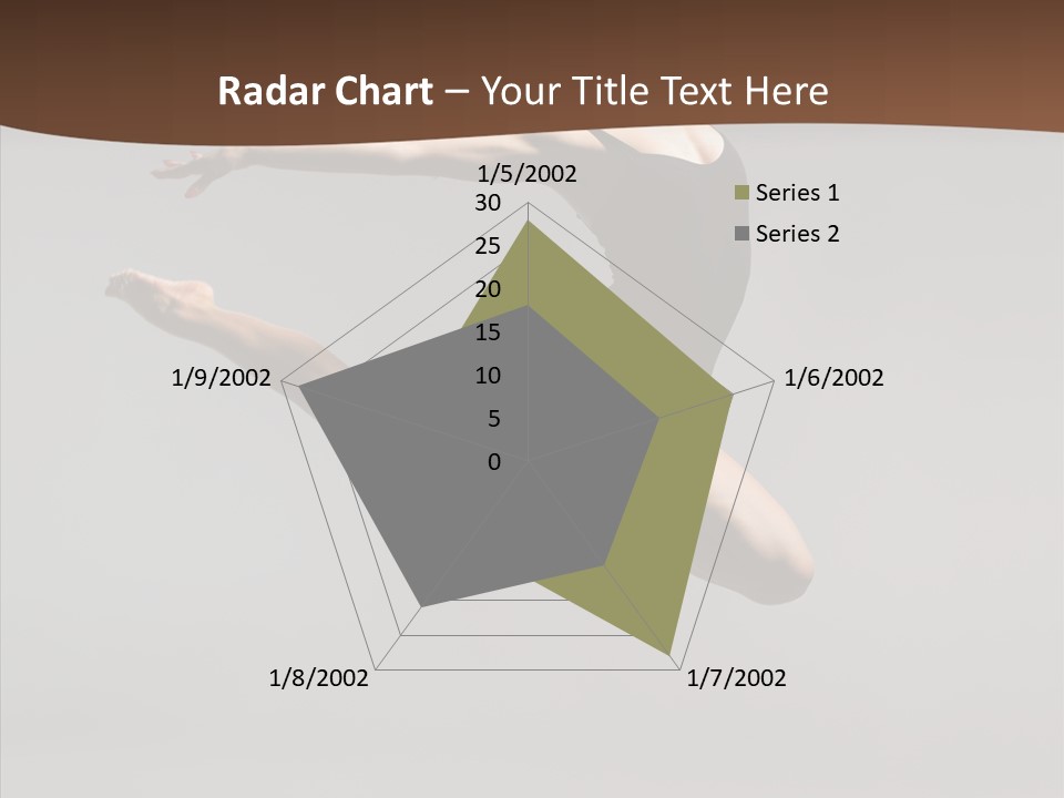 Stunt Teenager Gymnastic PowerPoint Template