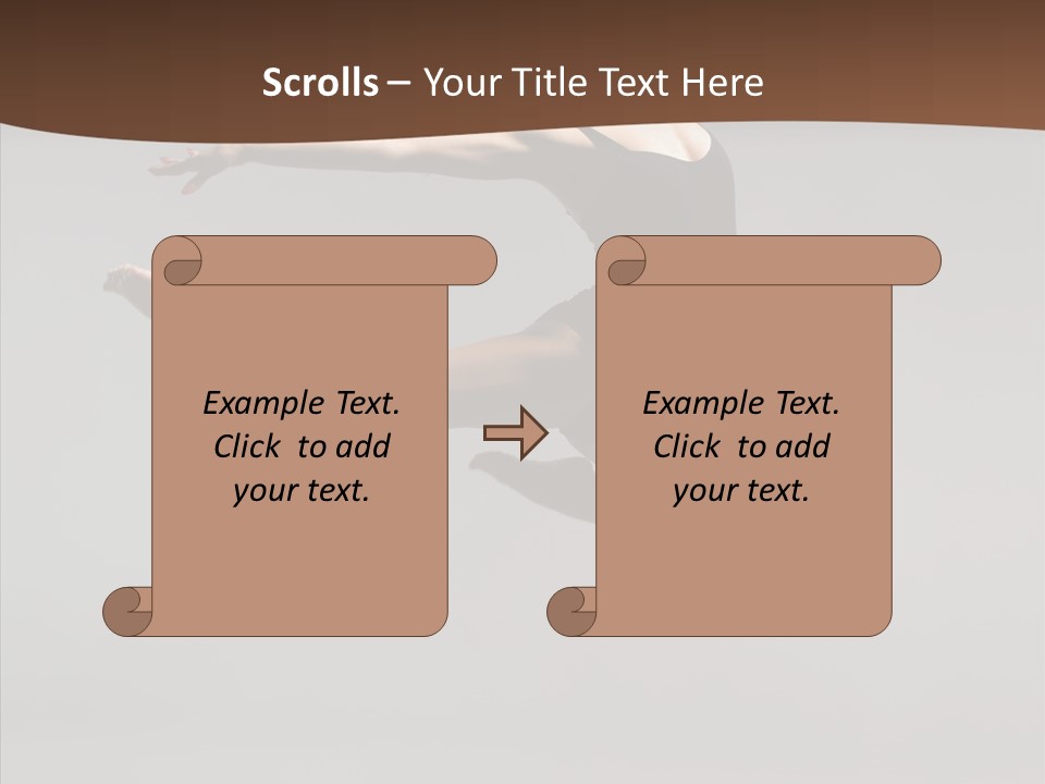 Stunt Teenager Gymnastic PowerPoint Template