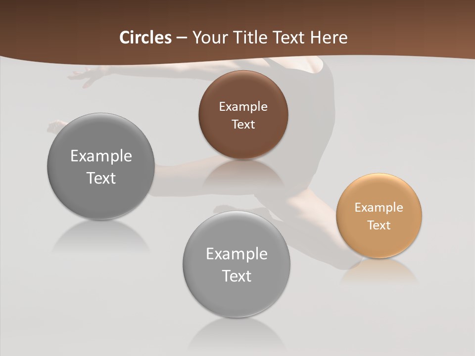 Stunt Teenager Gymnastic PowerPoint Template