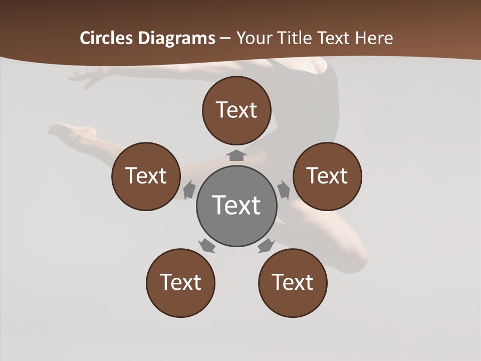 Stunt Teenager Gymnastic PowerPoint Template