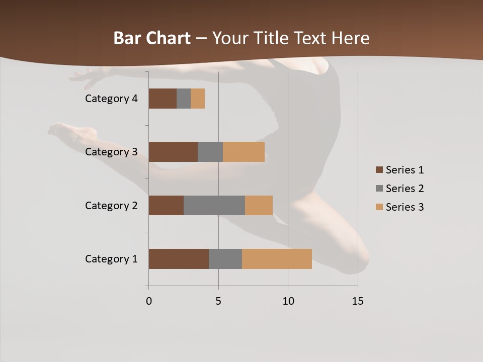 Stunt Teenager Gymnastic PowerPoint Template