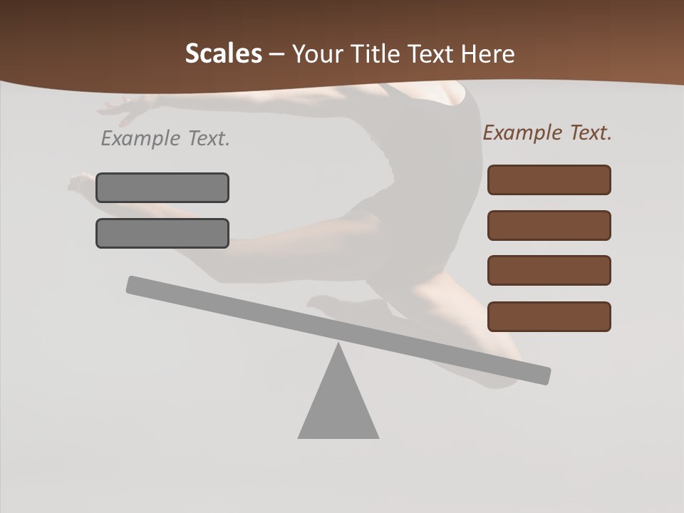 Stunt Teenager Gymnastic PowerPoint Template