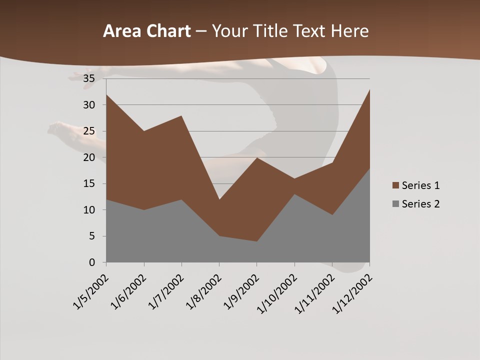 Stunt Teenager Gymnastic PowerPoint Template
