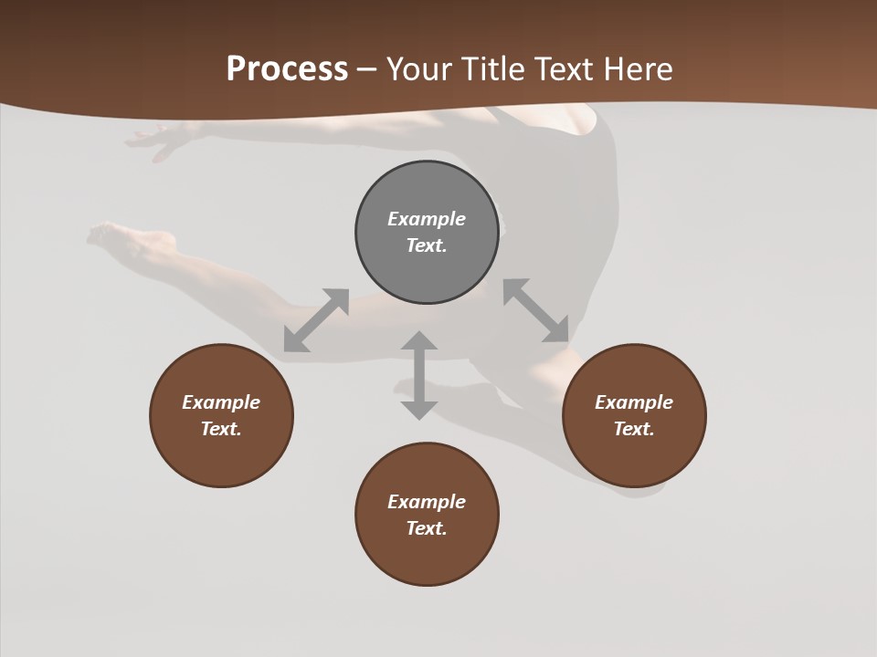 Stunt Teenager Gymnastic PowerPoint Template