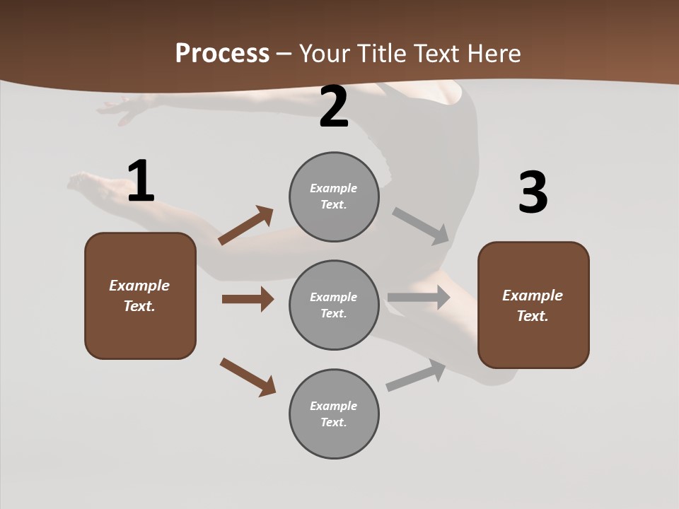 Stunt Teenager Gymnastic PowerPoint Template