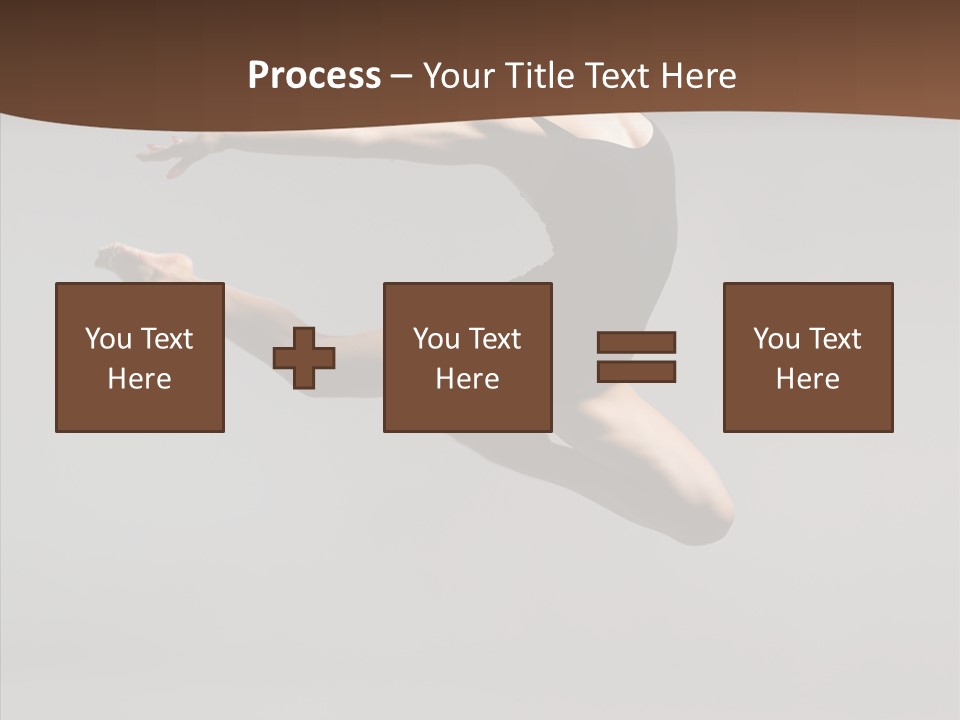 Stunt Teenager Gymnastic PowerPoint Template