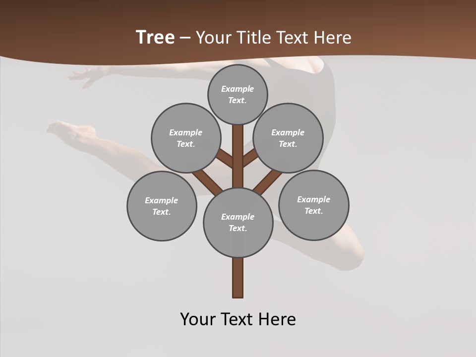 Stunt Teenager Gymnastic PowerPoint Template