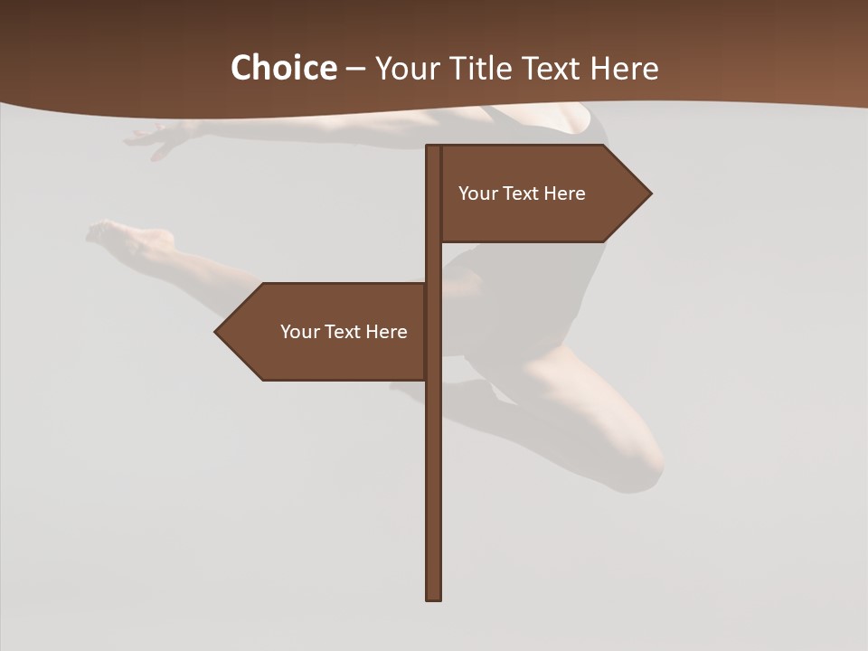 Stunt Teenager Gymnastic PowerPoint Template
