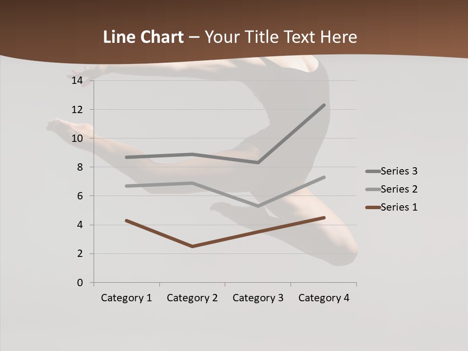 Stunt Teenager Gymnastic PowerPoint Template