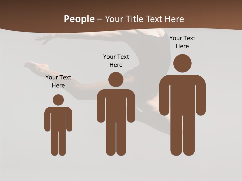 Stunt Teenager Gymnastic PowerPoint Template