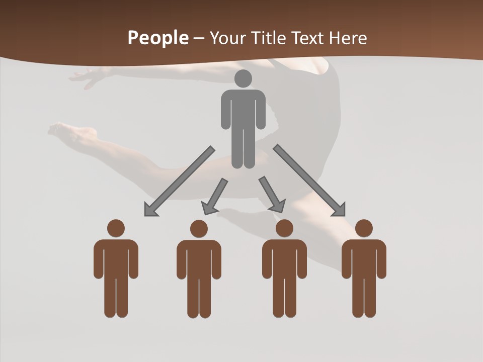 Stunt Teenager Gymnastic PowerPoint Template