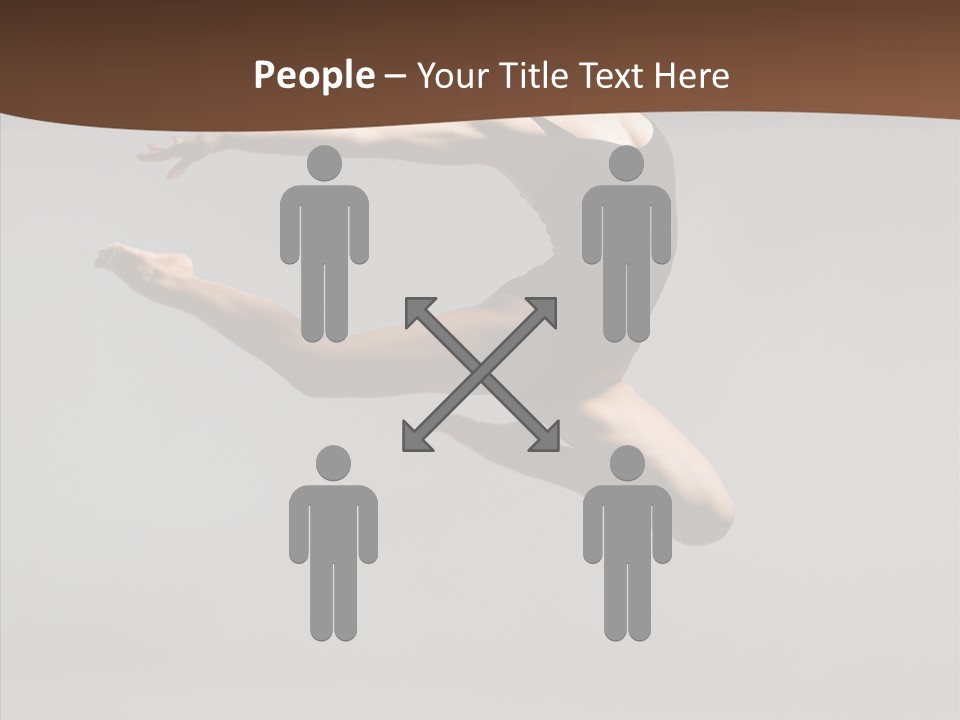 Stunt Teenager Gymnastic PowerPoint Template